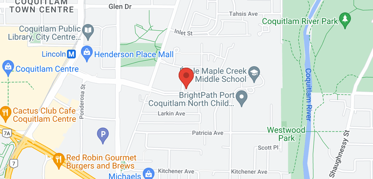 map of 316 3105 LINCOLN AVENUE